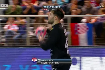 Hrvatska nadmoćna i sa igračem manje: Odlična obrana Dine Slavića