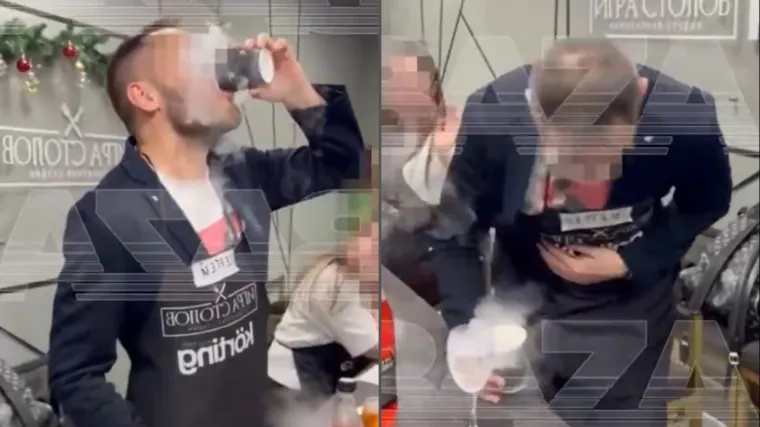 Opasni koktel 'rasparao' Sergejev želudac: Objavljena horor snimka s božićne zabave