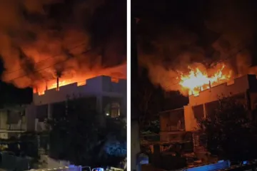 Planuo stan u Ka&scaron;tel Novome, vatra gutala sve pred sobom