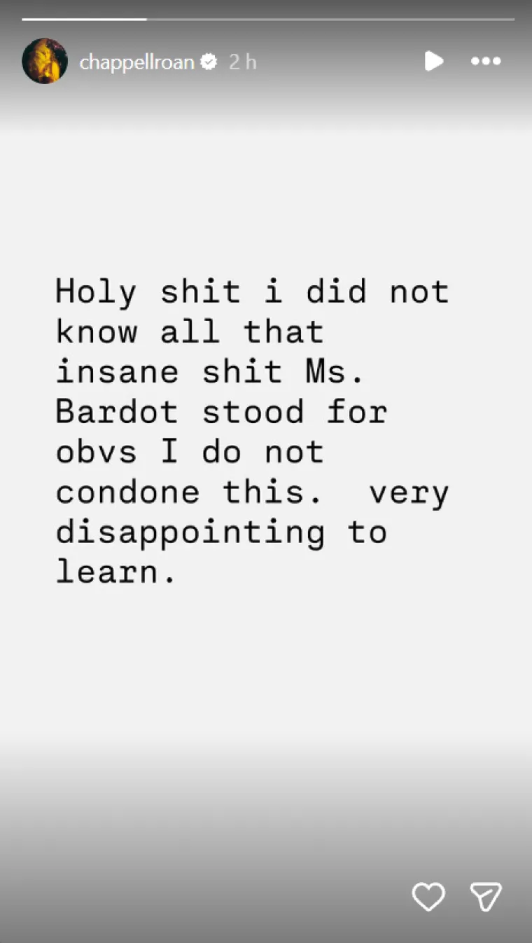 Chappell Roan se ispričala fanovima nakon kritika zbog počasti Brigitte Bardot