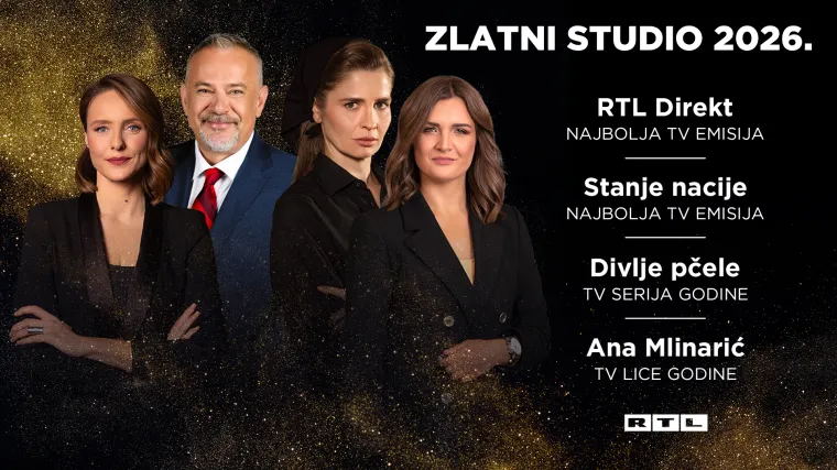 Dvije emisije, jedna novinarka i serija: RTL-ovci se bore za prestižnu nagradu 'Zlatni studio'