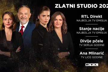 Dvije emisije, jedna novinarka i serija: RTL-ovci se bore za prestižnu nagradu 'Zlatni studio'