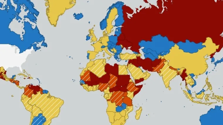 Amerikanci objavili kartu, Hrvatsku stavili u prvu kategoriju: Napisali i posebnu napomenu