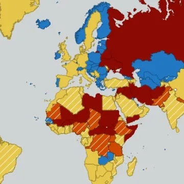 Amerikanci objavili kartu, Hrvatsku stavili u prvu kategoriju: Napisali i posebnu napomenu