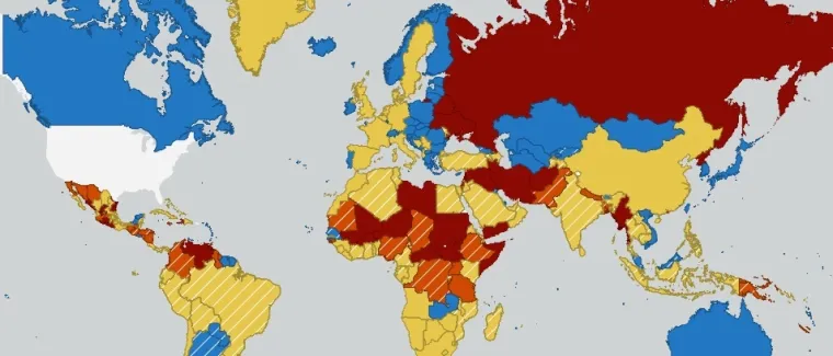 Amerikanci objavili kartu, Hrvatsku stavili u prvu kategoriju: Napisali i posebnu napomenu