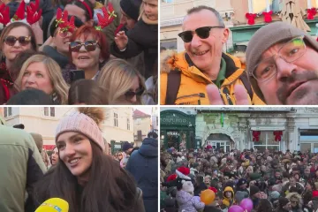 Pijaca kao iz bajke! Pjena, klape i fe&scaron;ta kakvu Split ne pamti: 'Neka je sreće!'