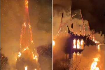 Čuvenu amsterdamsku crkvu u novogodi&scaron;njoj noći gutao plamen: Vatra jo&scaron; nije pod kontrolom