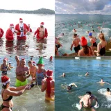 &Scaron;ampanjac u moru, Djedovi Mrazovi u kupaćima i skok u rijeku &ndash; Hrvatska se ne boji leda!