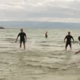 Najhrabriji Novu pozdravili piciginom u plićaku: 'Orilo, gorilo - mi igramo!'