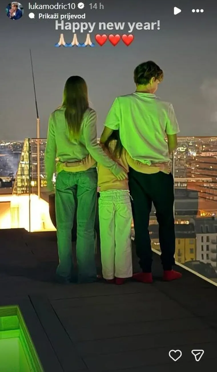 Modrić raznježio pratitelje fotografijom djece: Pogledajte kako su u&scaron;li u 2026. godinu