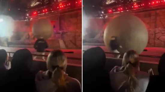 Kugla te&scaron;ka 180 kg krenula prema publici, pogledajte reakciju radnika: 'Doslovno nam je spasio život'