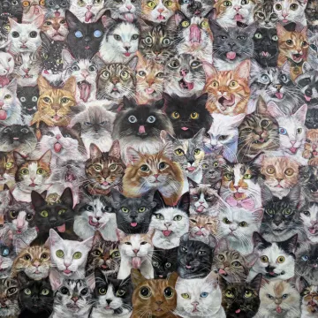 Možete li među hrpom mačaka pronaći dva uljeza? Dobro promotrite fotku, nije nimalo lako