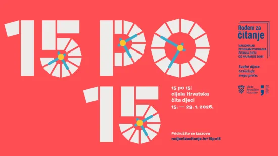 Počinje nacionalni čitalački izazov &bdquo;15 po 15: cijela Hrvatska čita djeci&ldquo;