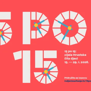 Počinje nacionalni čitalački izazov &bdquo;15 po 15: cijela Hrvatska čita djeci&ldquo;