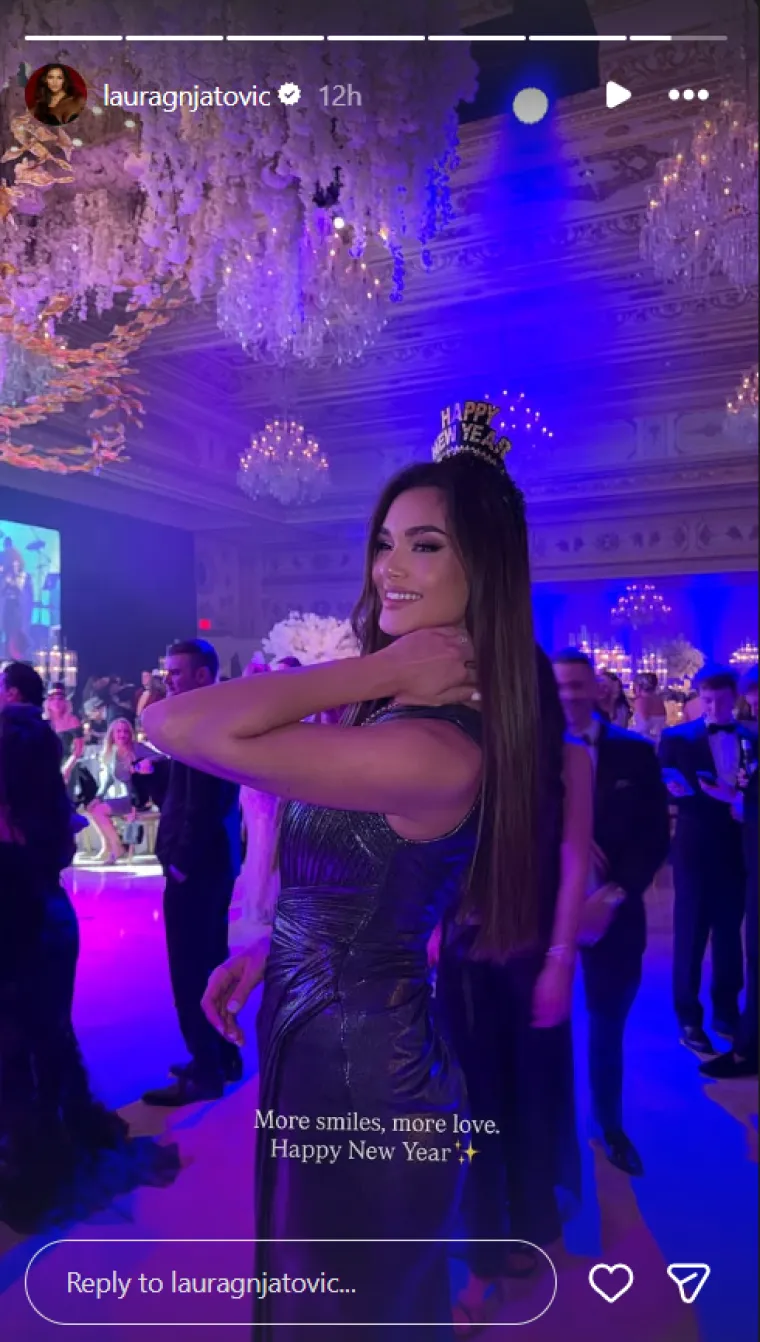 Na&scaron;a misica Laura Gnjatović dočekala Novu godinu u dru&scaron;tvu Donalda i Melanije Trump