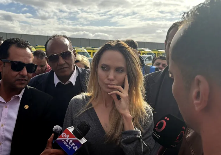 Angelina Jolie posjetila granični prijelaz prema Gazi: Primio je regionalni guverner