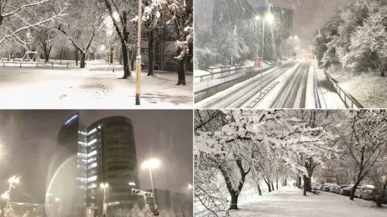 Osječani se probudili pod debelim snježnim pokrivačem: Prizori su nadrealni...