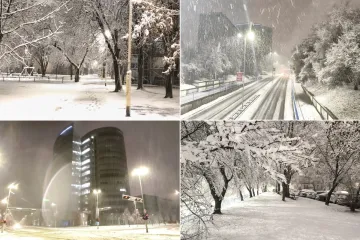 Osječani se probudili pod debelim snježnim pokrivačem: Prizori su nadrealni...