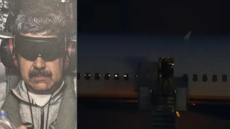 Agenti u crnom izveli Madura iz aviona, pogledajte snimku: 'Bos je, pokrili su mu glavu'