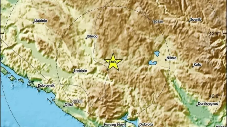 Potres magnitude 2,7 zatresao susjedstvo, osjetio se i u Dalmaciji! 'Nije bilo ugodno'