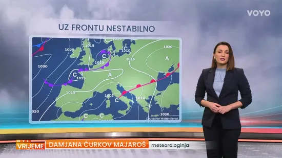 Vremenska prognoza: Meteorologinja objavila gdje će biti snijega