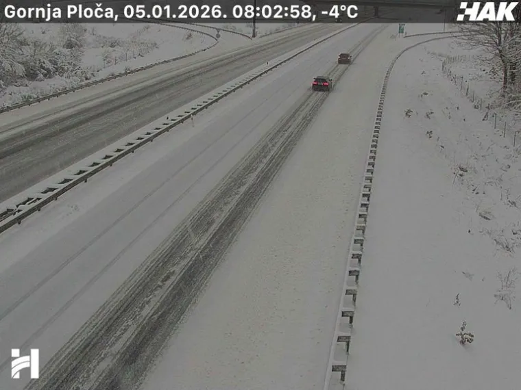 Snijeg zameo autoceste: Dio A1 zatvoren zbog nesreće, poslano upozorenje vozačima