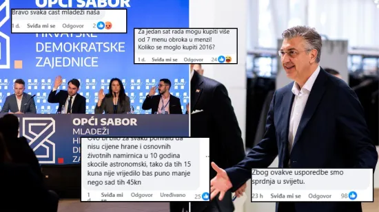Mladež HDZ-a pohvalila se kako Vlada radi dobro za studente, ali ovo nisu očekivali u komentarima