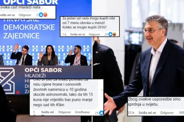 Mladež HDZ-a pohvalila se kako Vlada radi dobro za studente, ali ovo nisu očekivali u komentarima