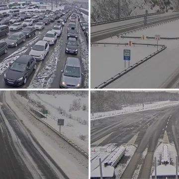 Snijeg, poledica i olujna bura zatvorili prometnice: Nesreća na A1, pogledajte prizore s autocesta