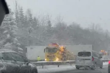 Kamion sletio s ceste kod Novigrada: Okrenuo se u suprotan smjer, pogledajte snimku