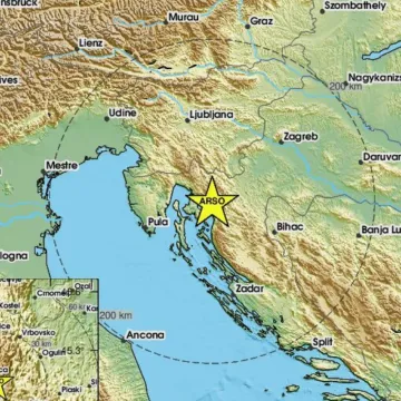Potres uzdrmao Novi Vinodolski, osjetio se i u Senju: 'Jako je zatreslo, prepala sam se'