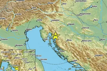 Potres uzdrmao Novi Vinodolski, osjetio se i u Senju: 'Jako je zatreslo, prepala sam se'