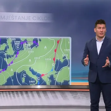 Dorian Ribarić o vremenu u Hrvatskoj: 'Ciklona i fronte se premje&scaron;taju...'