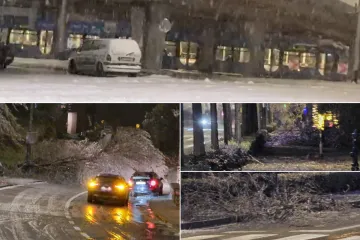 DHMZ digao stupanj upozorenja! U Kninu opasna pojava lomi stabla, uru&scaron;io se &scaron;ator u Križevcima