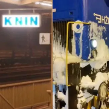 Vlak iz Splita zapeo u Kninu: Granje razbilo staklo, putnici vi&scaron;e od 11 sati čekali spas