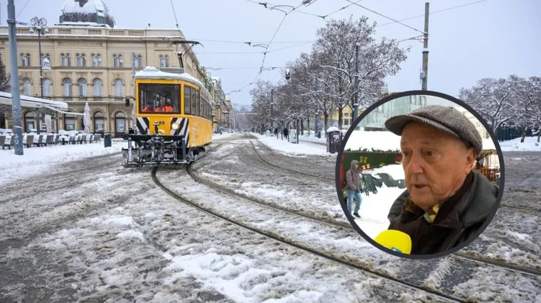 Gospodin Zvonimir dao je možda i najbolji komentar oko snijega u Zagrebu: 'Ne razumim...'