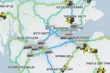 E kad bi ovo imao Zagreb! U &Scaron;kotskoj možete uživo pratiti ralice koje razgrču snijeg