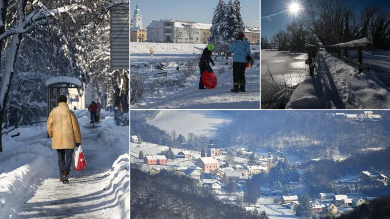 Pogledajte prizore 'zaleđene' Hrvatske, u jednom mjestu izmjereno -21&deg;C! Stanovnici u &scaron;oku
