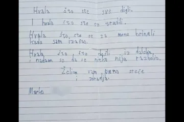 Marko napisao dirljivu poruku HGSS-u, spasiteljima poslao čokoladu: 'Hvala &scaron;to ste se brinuli i trudili'