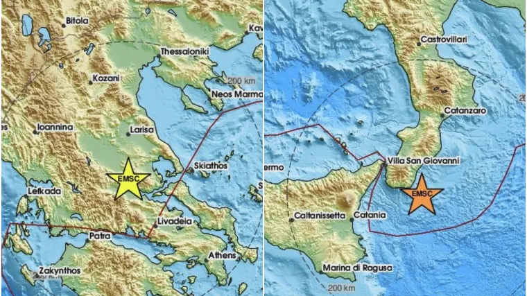 Dva snažna potresa probudila Mediteran: Tresle su se čak tri države