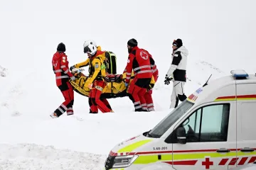 Stra&scaron;an pad austrijske skija&scaron;ice. Zbog ozljede je helihopter morao odvesti u bolnicu