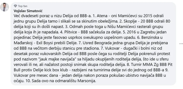 Bad Blue Boysi pretukli navijače Crvene Zvezde: Napali jednu od najže&scaron;ćih ekipa Delija