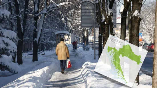 Ovakvu kartu Hrvatske dugo nismo vidjeli: Pogledajte kakvo bi vrijeme trebalo biti u srijedu