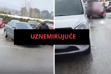 Snimka divljačkog obračuna &scaron;okirala Zagreb! Zaletio se na njega autom, zna se njihova sudbina