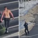 Kruži kaotična snimka: Gol bježi od policije, vuče za sobom stolicu - evo &scaron;to je bilo!