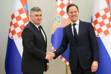 Rutte se sastao i s Jandrokovićem pa položio vijenac kod Spomenika domovini