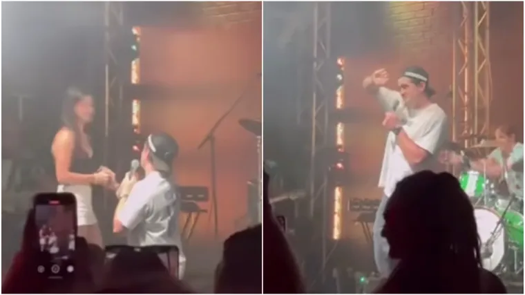 Ovakav blam jo&scaron; niste vidjeli: Kleknuo je pred tisućama, a ona ga odbila i pobjegla