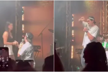 Ovakav blam jo&scaron; niste vidjeli: Kleknuo je pred tisućama, a ona ga odbila i pobjegla