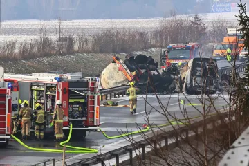 Detalji horora na autocesti: Eksplodirala cisterna s gorivom, jedna osoba poginula. Snimke su stra&scaron;ne