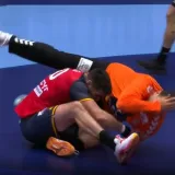 Furija je udarala svim snagama: Srpski golman dobio po nosu